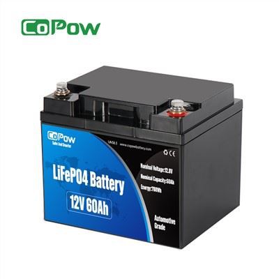 12V 60Ah lithium-ion zonnebatterij
